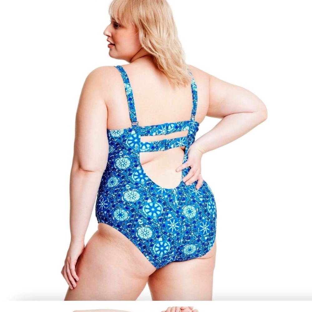 RHODE x Target Zinnia Floral Print One-Piece Swimsuit, 2X NWT